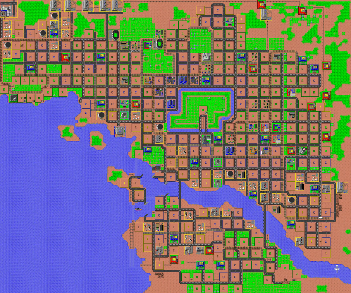 Final city map: GPT-5.6 Luna on Tokyo 1957: monster attack