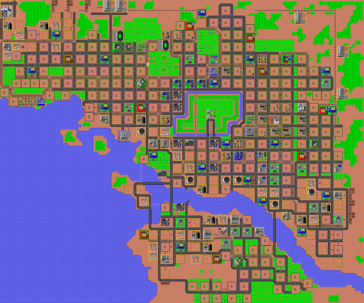 Final city map: GPT-5.6 Terra on Tokyo 1957: monster attack