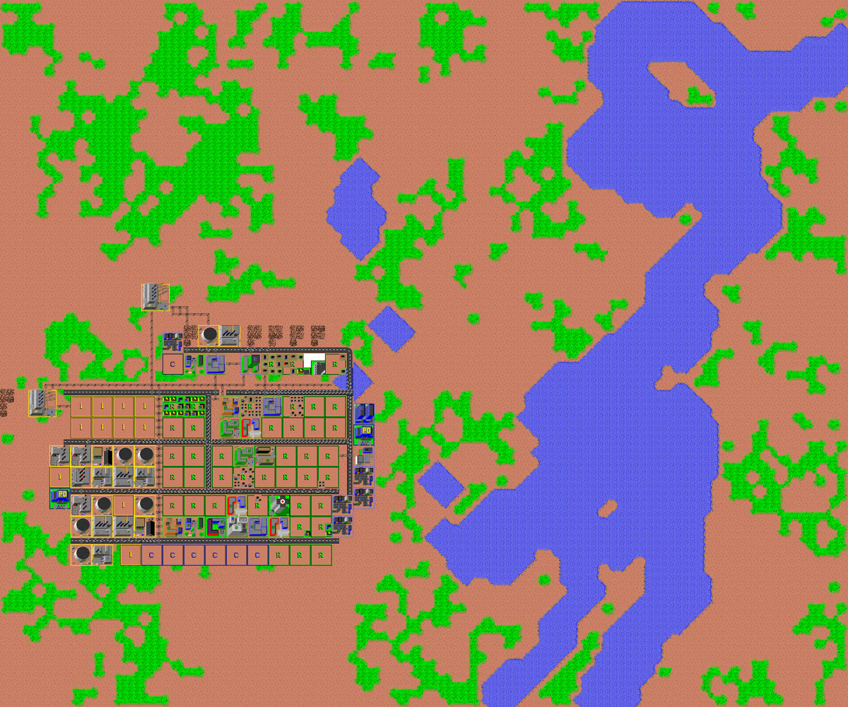 Final city map: Jev Router on Grow a city