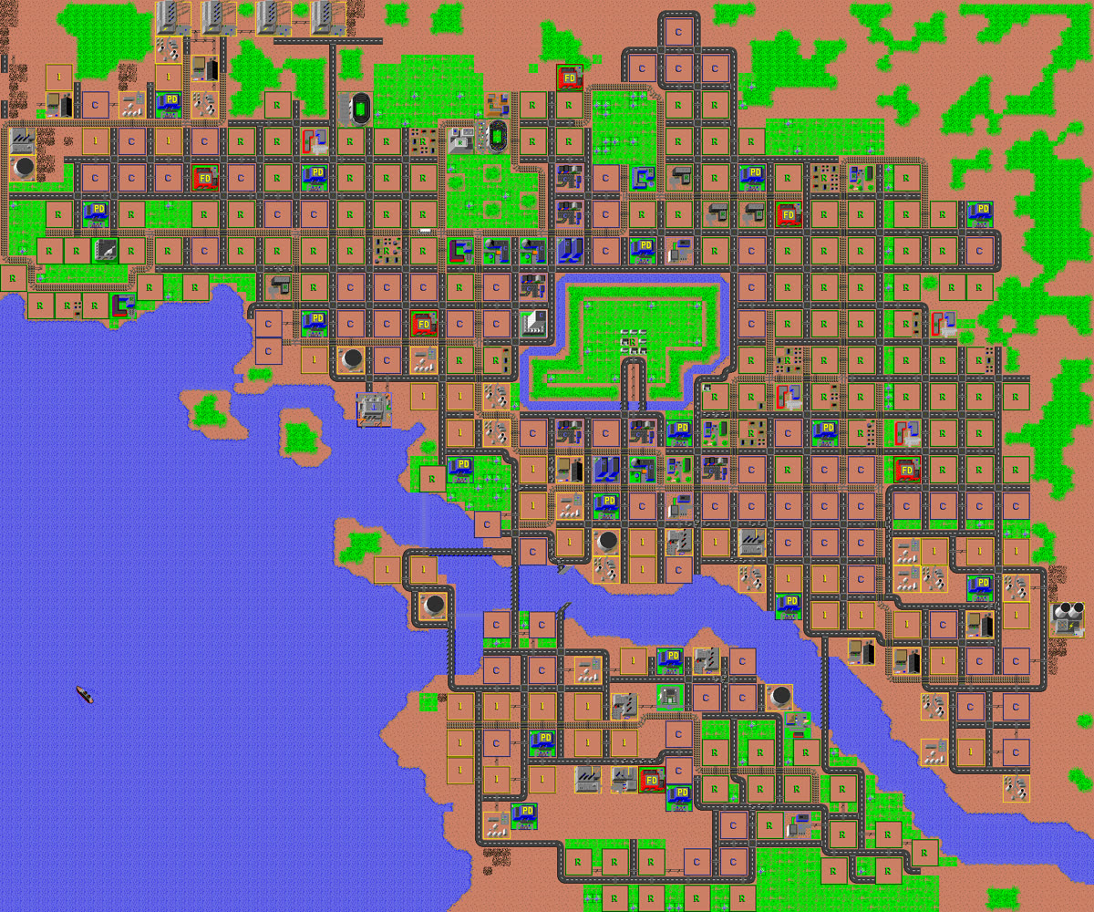 Final city map: Jev Router on Tokyo 1957: monster attack