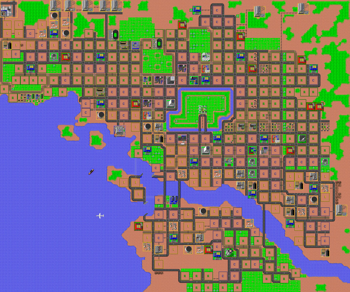 Final city map: Jev Router on Tokyo 1957: monster attack