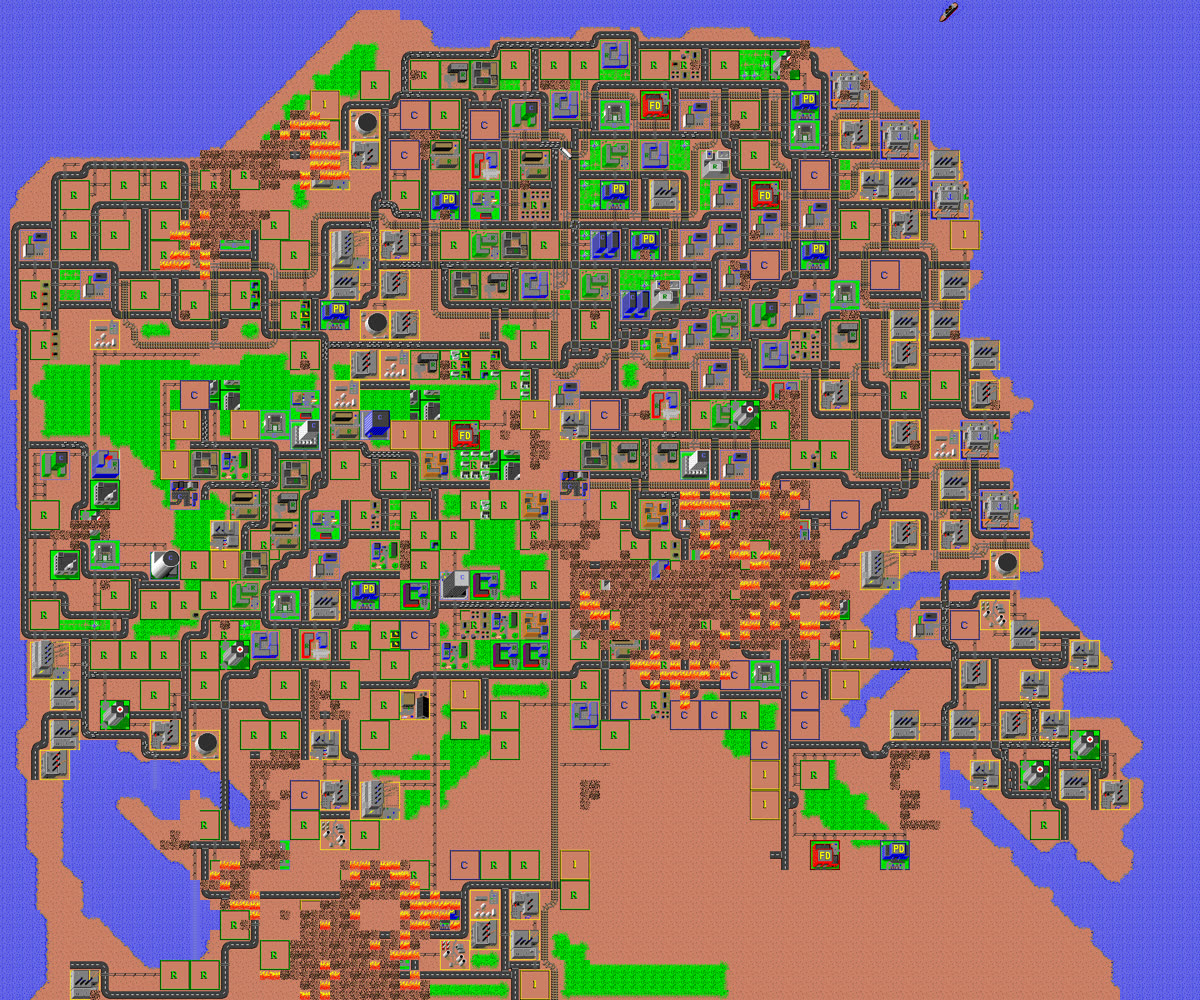 Final city map: Claude Sonnet 5 on San Francisco 1906: earthquake